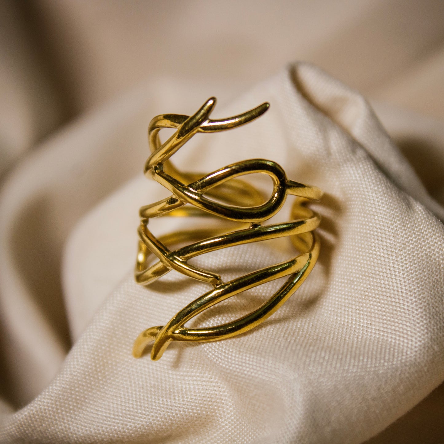 Bague géométrique