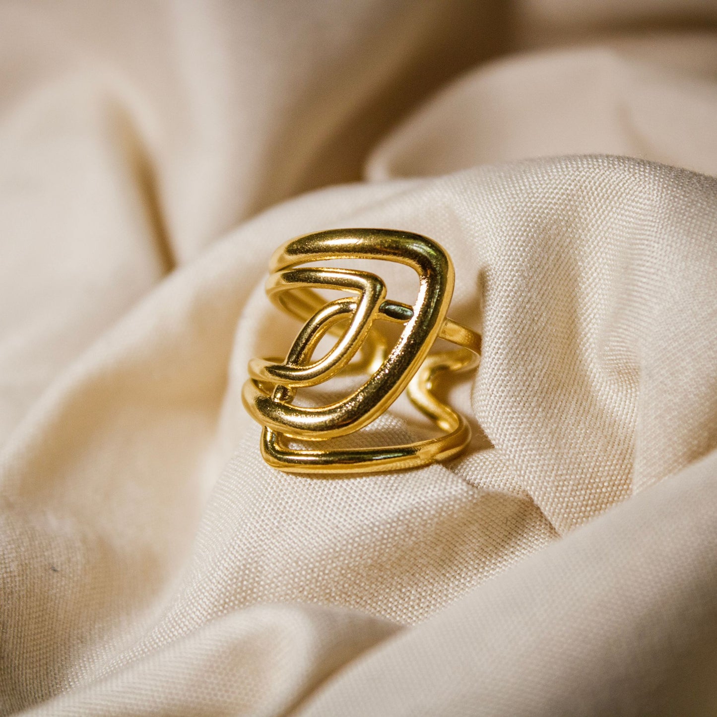 Bague géométrique