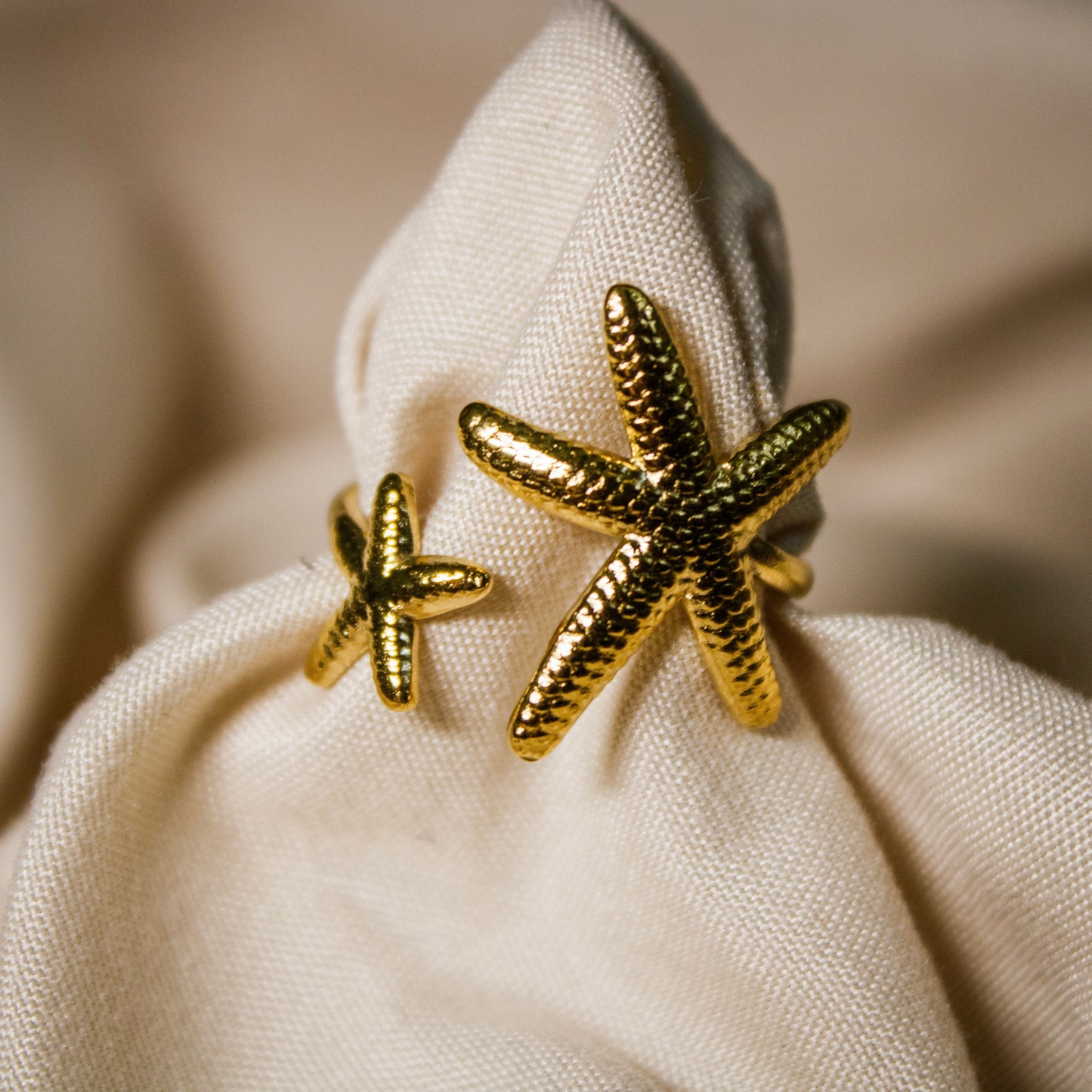 Bague étoile de mer