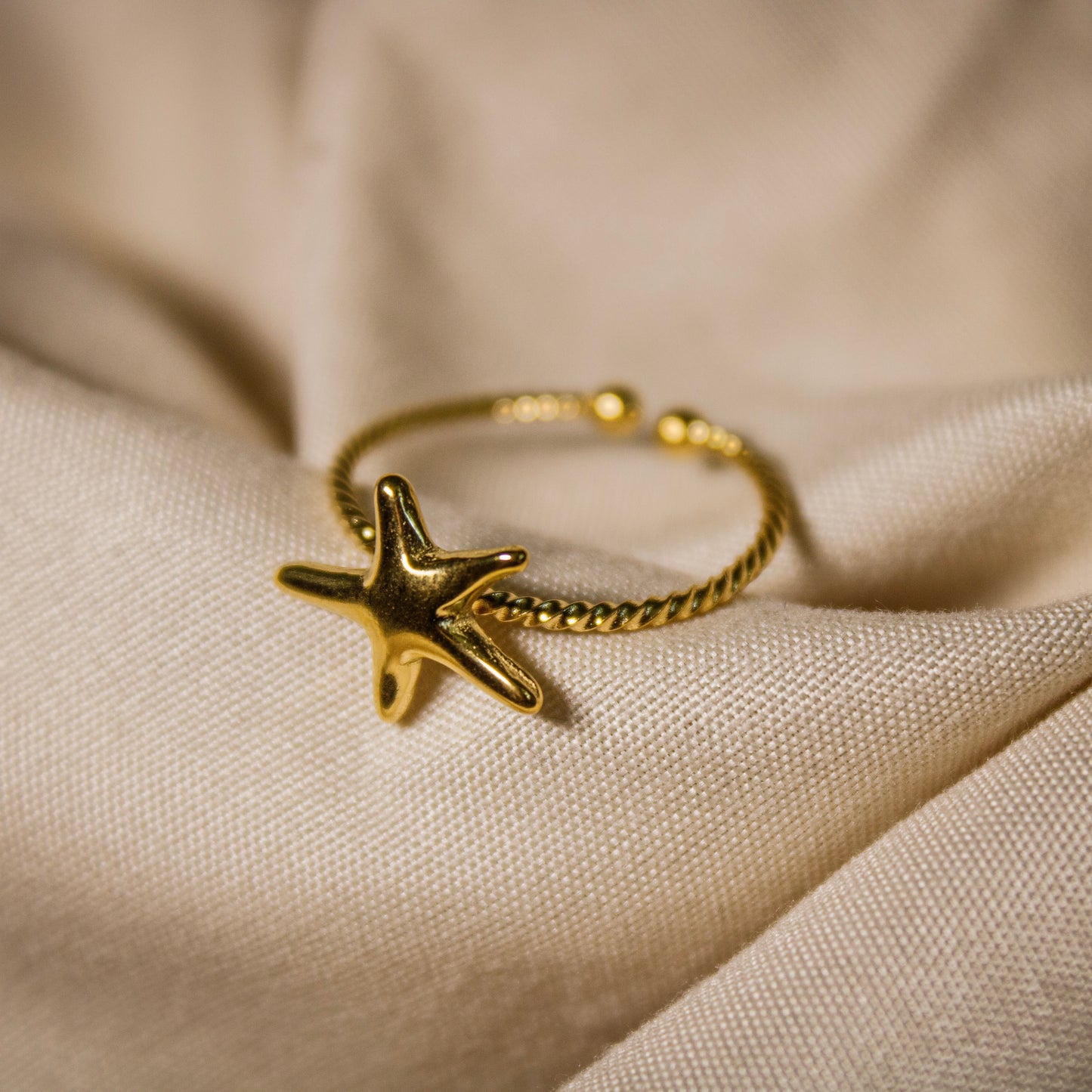Bague étoile de mer