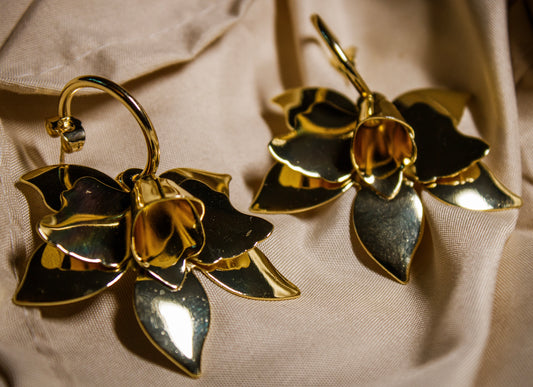 Boucle d’oreille fleurs