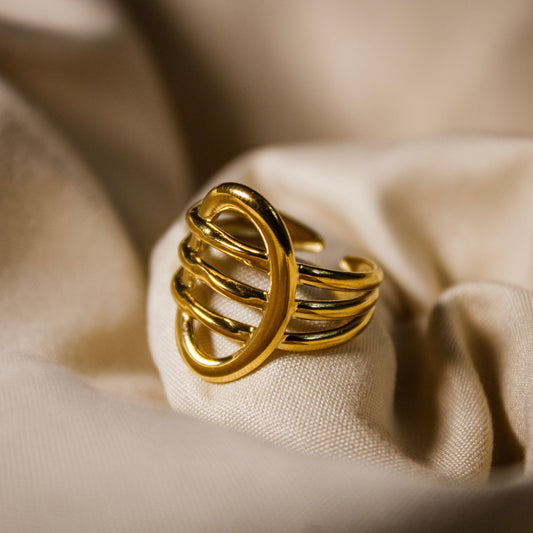 Bague géométrique
