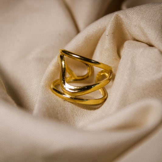 Bague géométrique