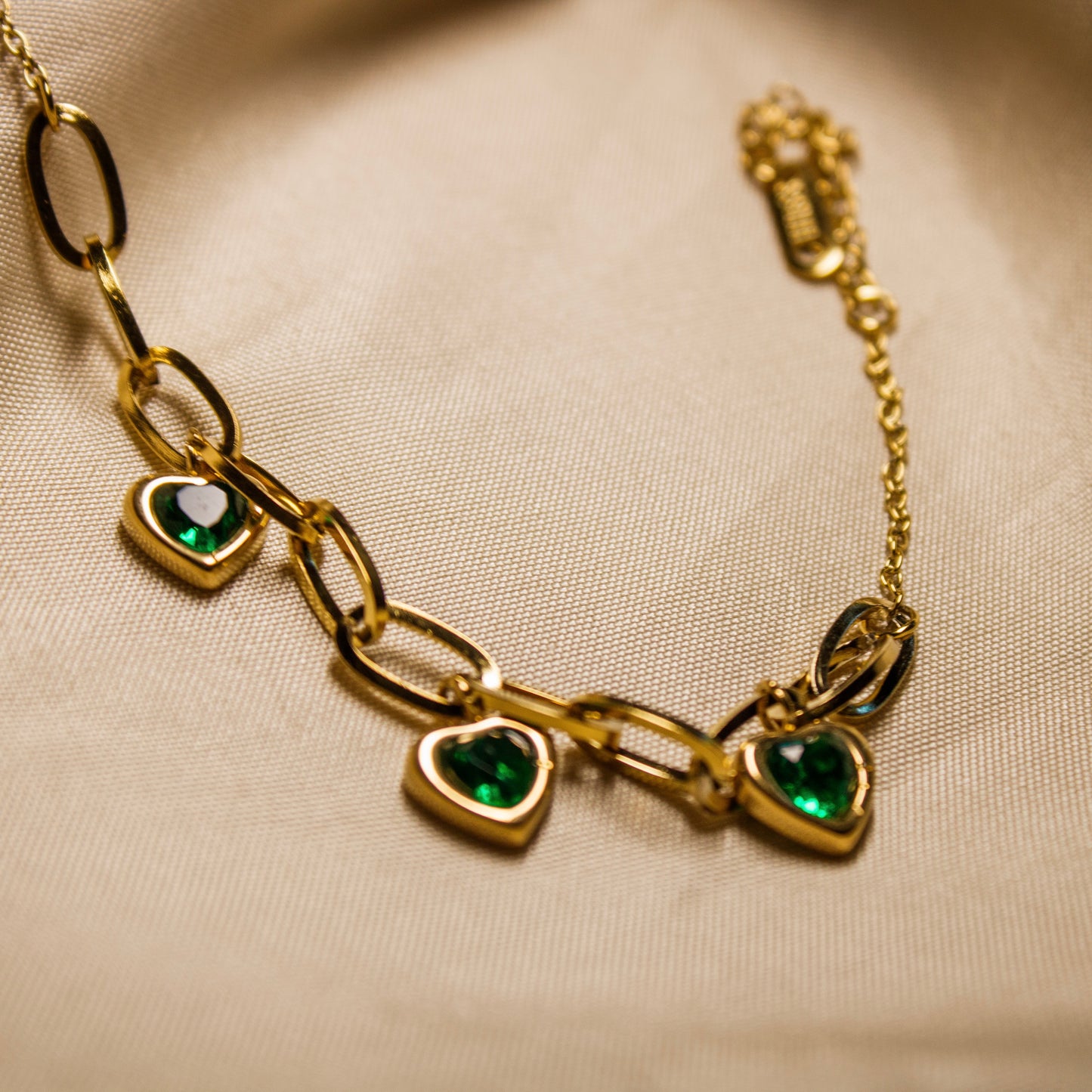 Bracelet charms coeur