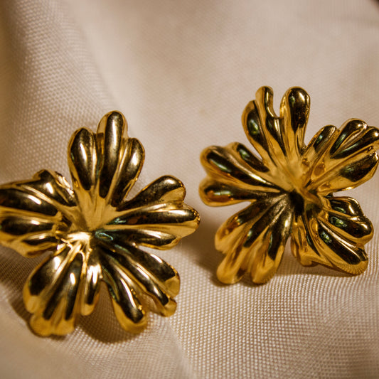 Boucle d’oreille fleurs