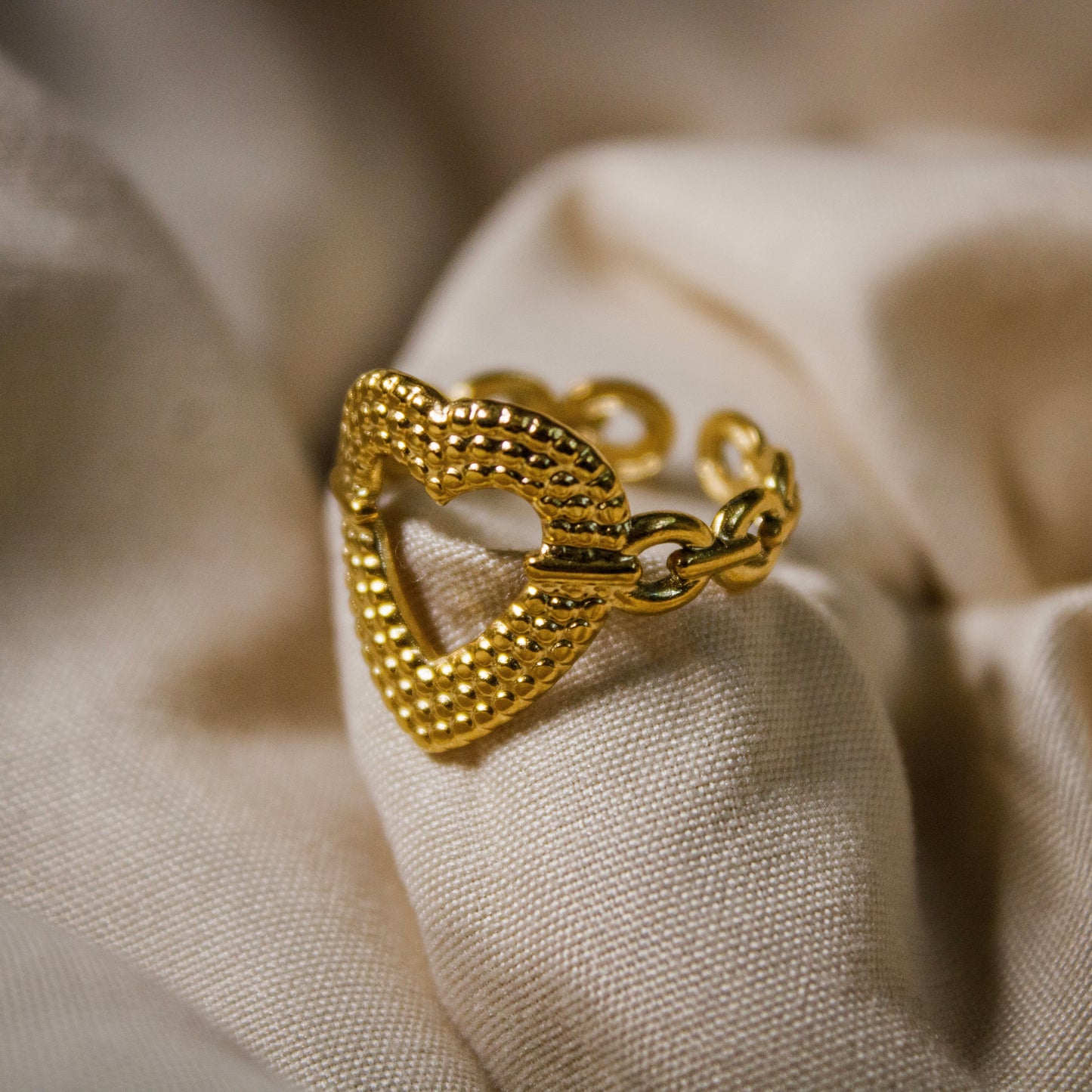 Bague en cœur